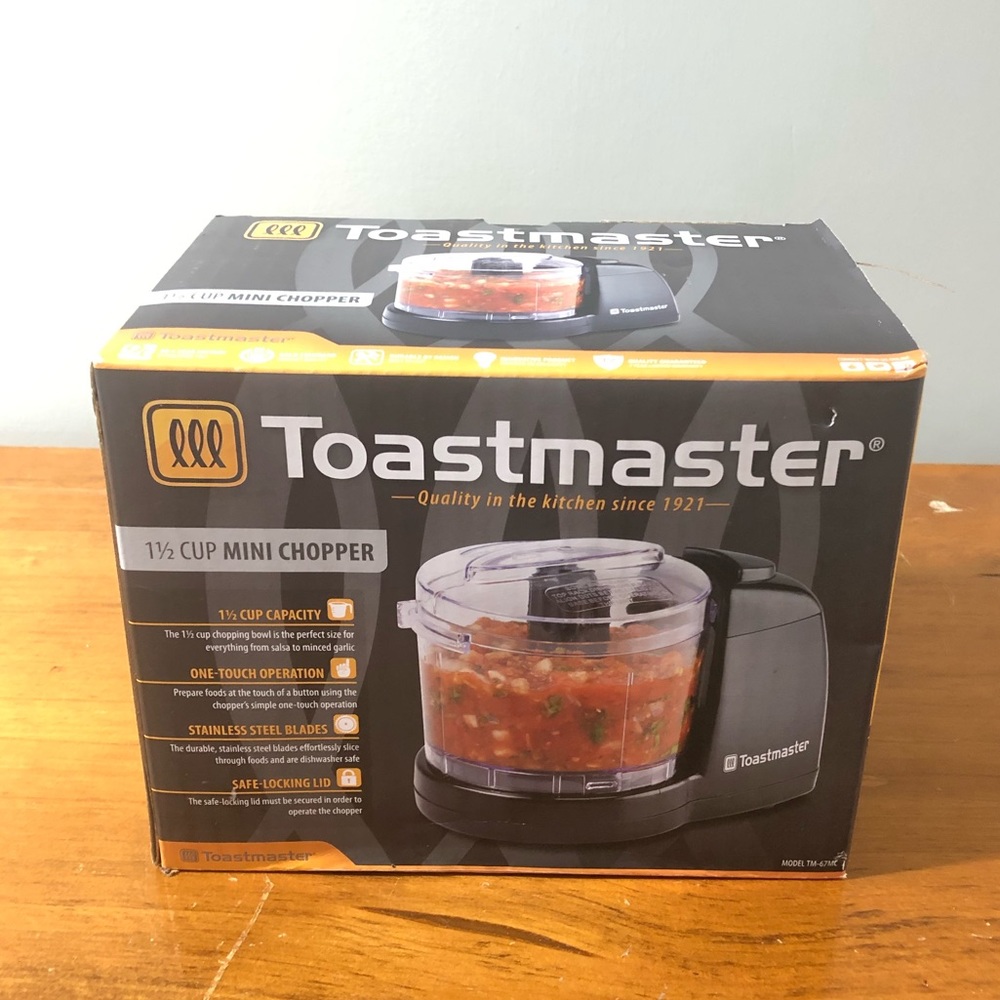 Toastmaster 1.5 Cup Mini Chopper New In Box